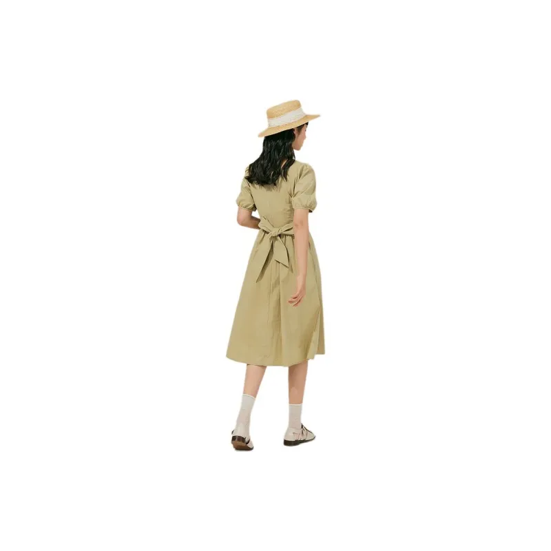 ZIHAN Short Sleeved Dress Women's-8