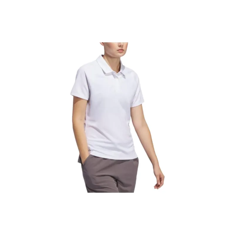 Adidas Women's Ultimate365 Heat.Rdy Polo Shirt White-2