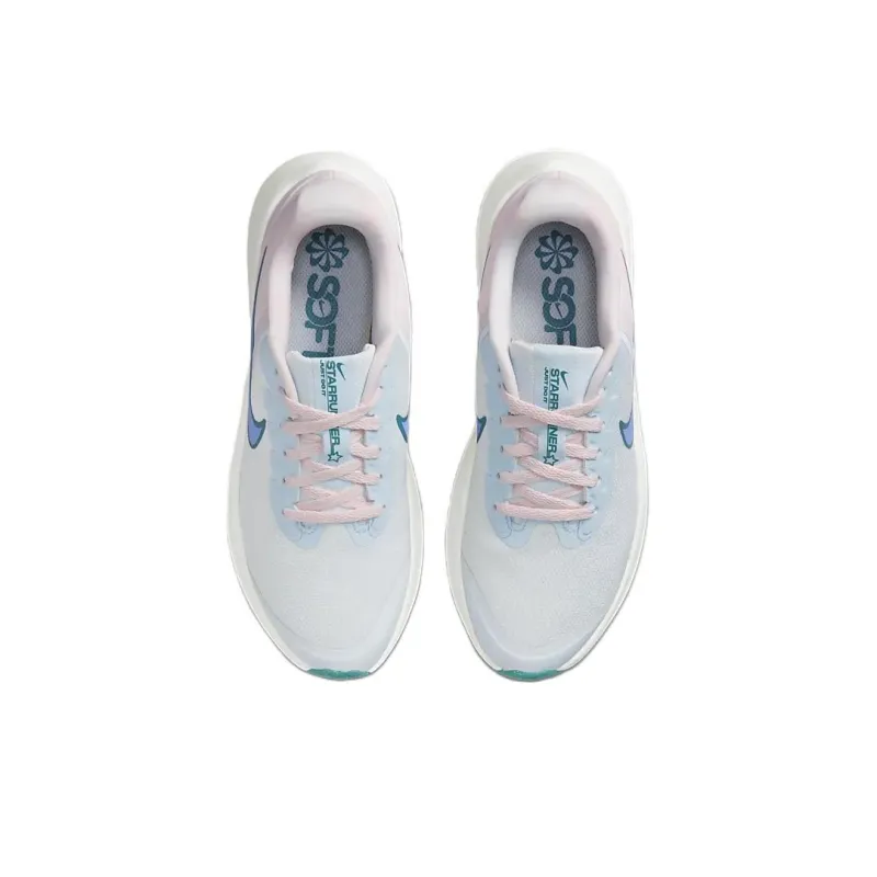 Nike Star Runner 3 GS 'White Pink Mineral Teal'-3