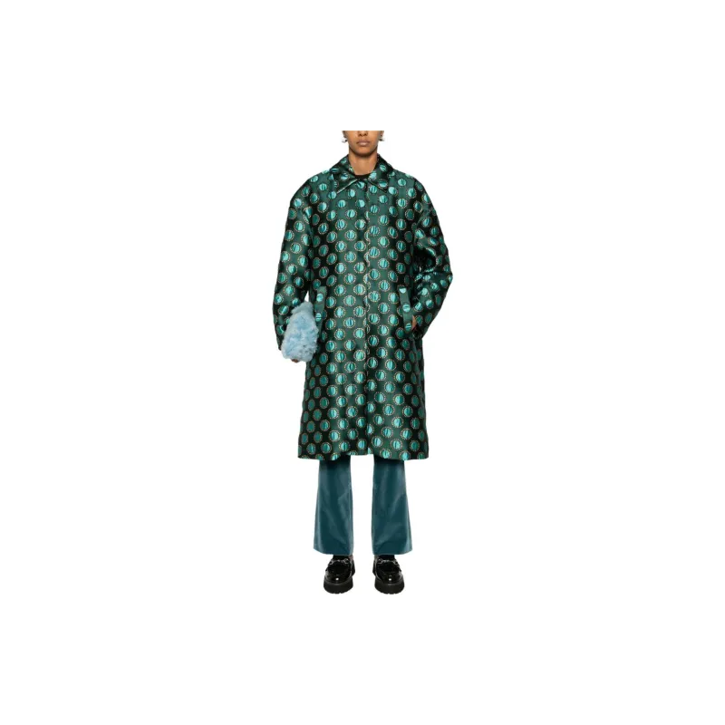La DOUBLEJ. Boxy Polka dot Print Coat-2