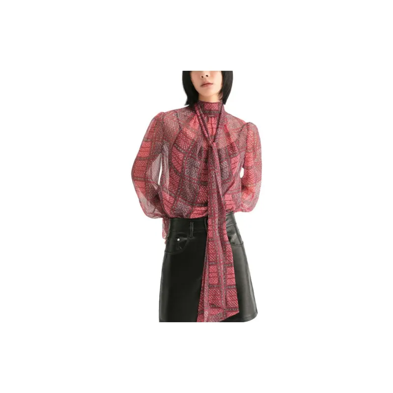 KARL LAGERFELD FW23 Shirt Women's Red-1