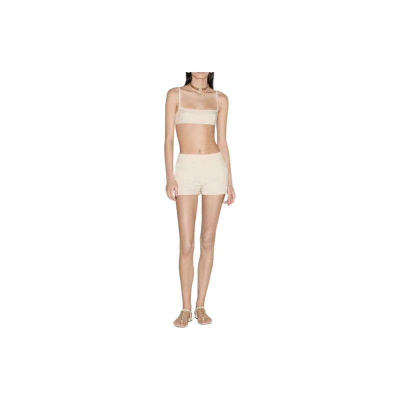 GUCCI Casual Shorts Women's Light Beige-5