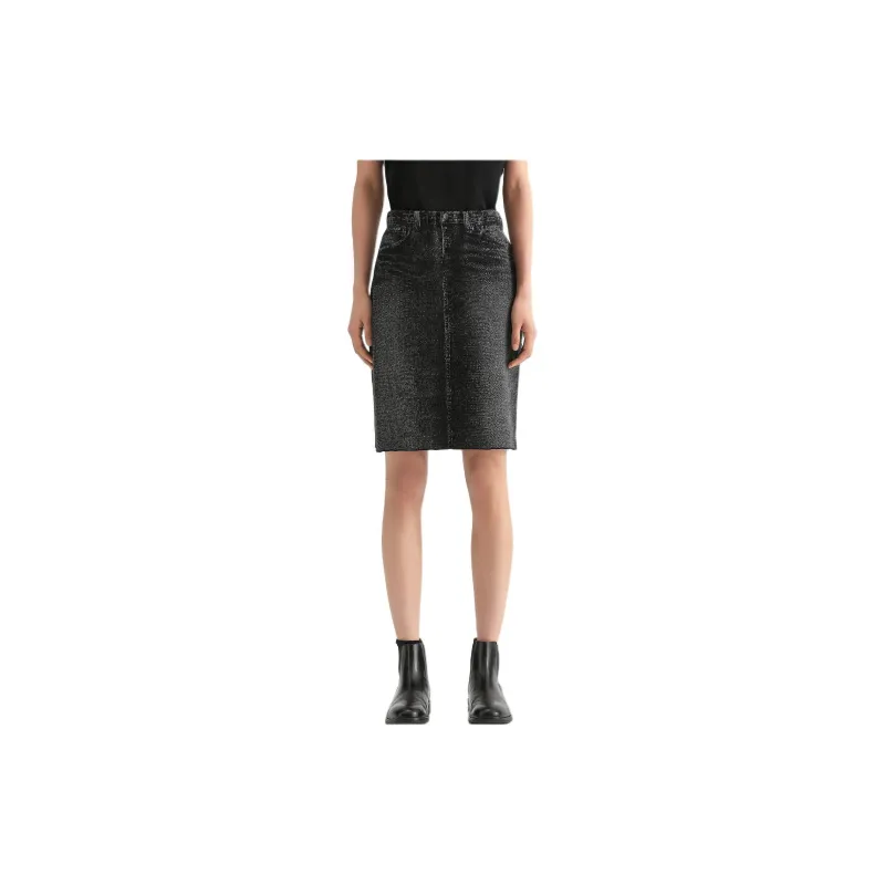 KARL LAGERFELD Casual Long Skirt Women's Black-1