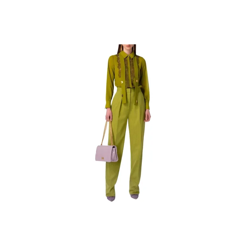 Elisabetta Franchi Casual Pants Women's Green-2