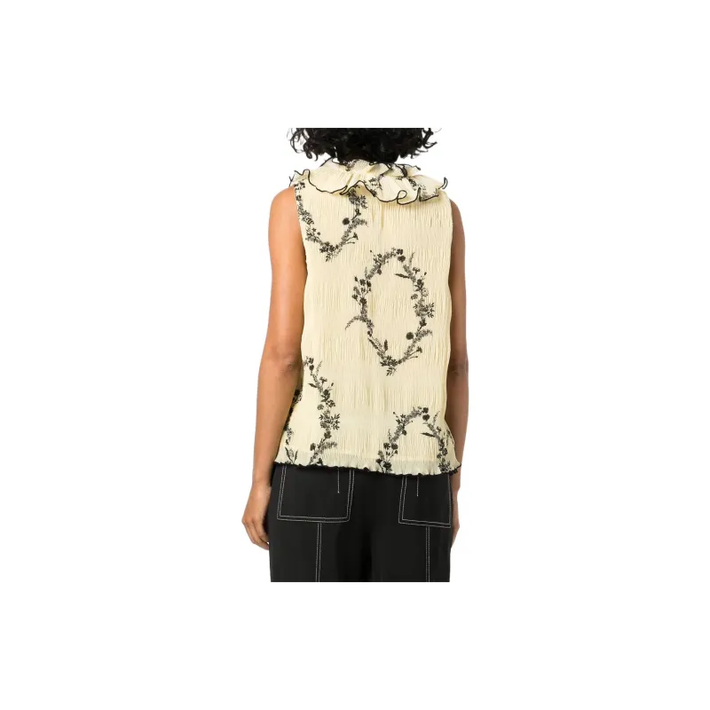 GANNI T Shirts Women's Yellow-2