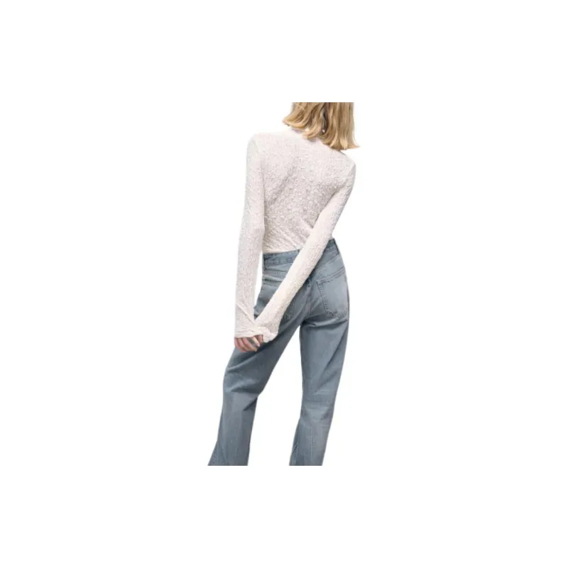 ZARA Shirt Women's Frosted White-1