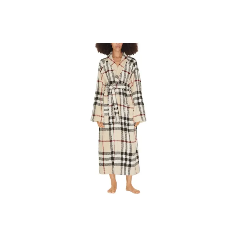 Burberry Check Cotton Robe-1