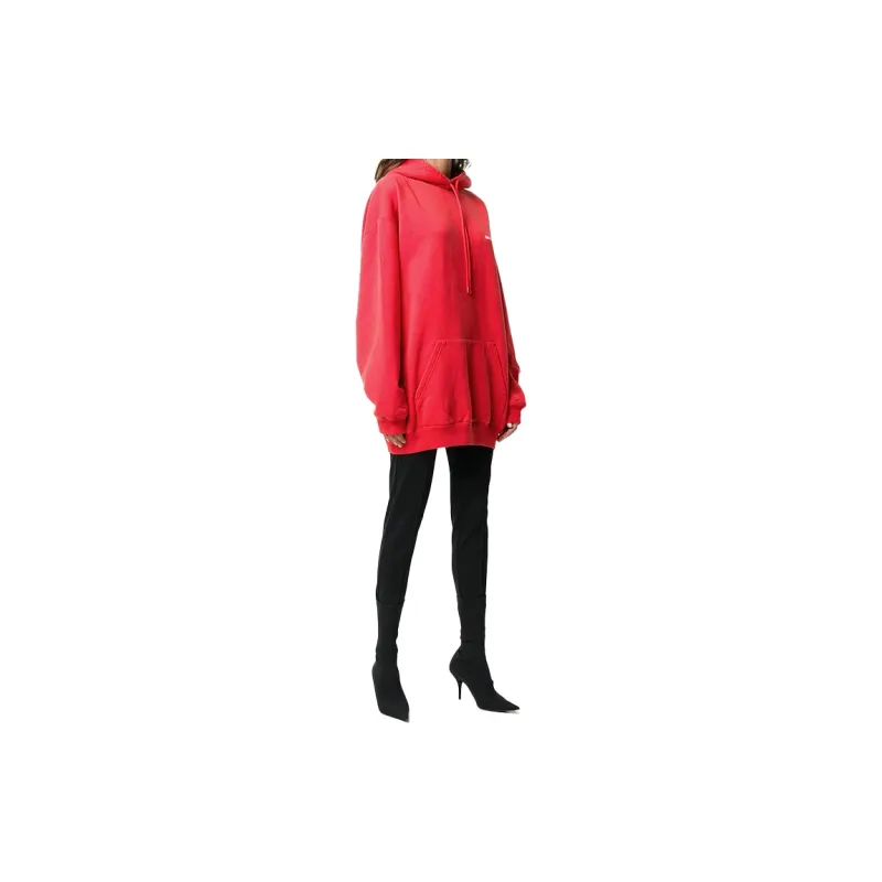 Balenciaga Sweatshirts Women's Red-3