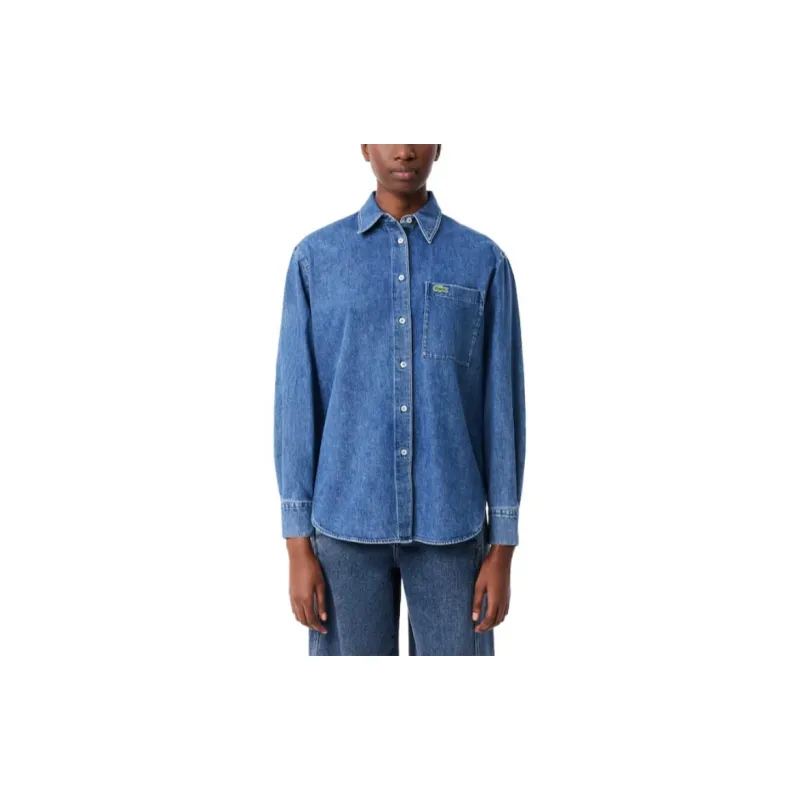 LACOSTE Shirts Women's Blue-1