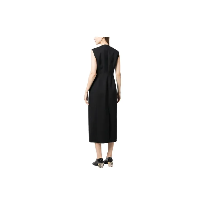 THE ROW Effie Sleeveless Vest Dress-2