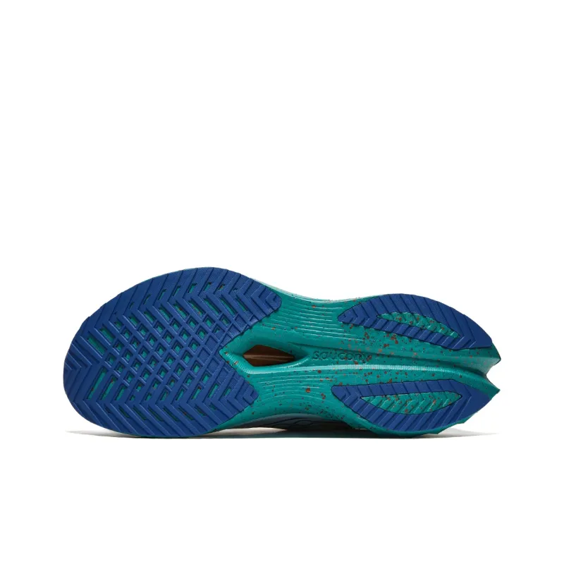 Saucony Low Top Running Shoes Men's Beige Blue-2