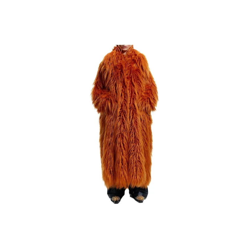 Bimba Y Lola X Palomo Faux fur Maxi Coat-1