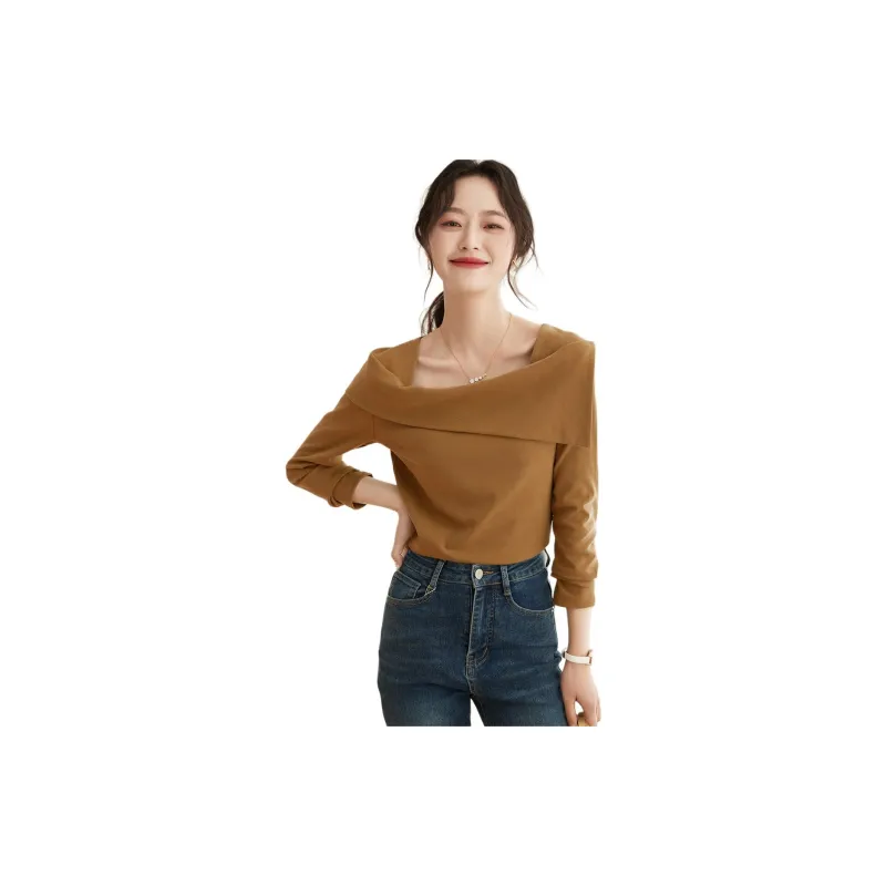 Mo Han Yi Mei T Shirt Women's Ginger Yellow-1