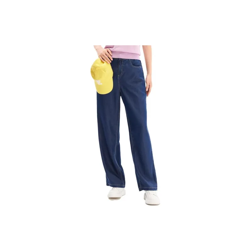 XII BASKET Jeans Women's Dark Blue-3