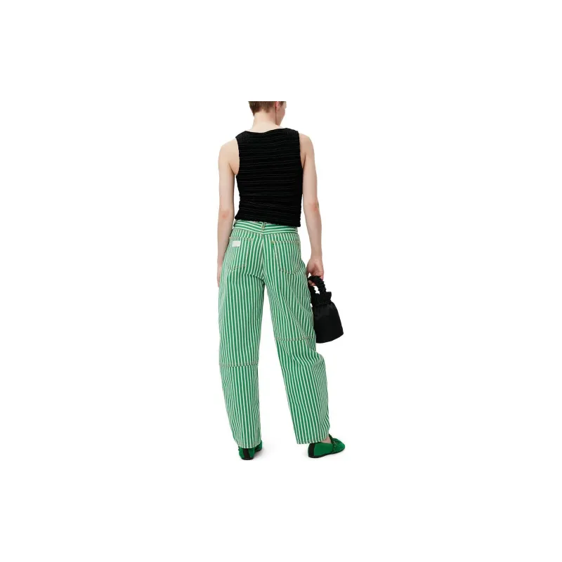 GANNI Jeans Women's Green-2