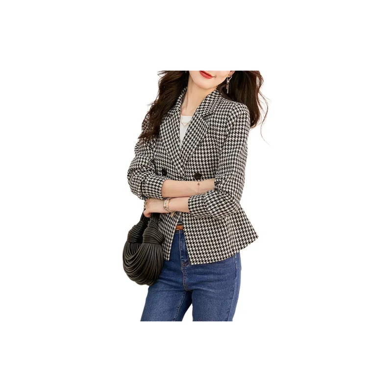 Still Quiet Business Suit Women's Houndstooth-3