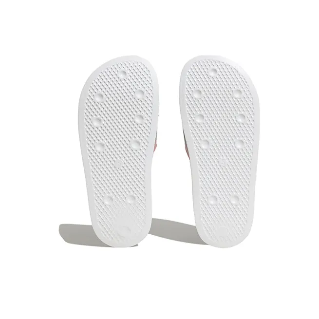 Adidas Originals Anti Slip Wear Resistant Kids' Slippers White Blue Pink Teenagers-5