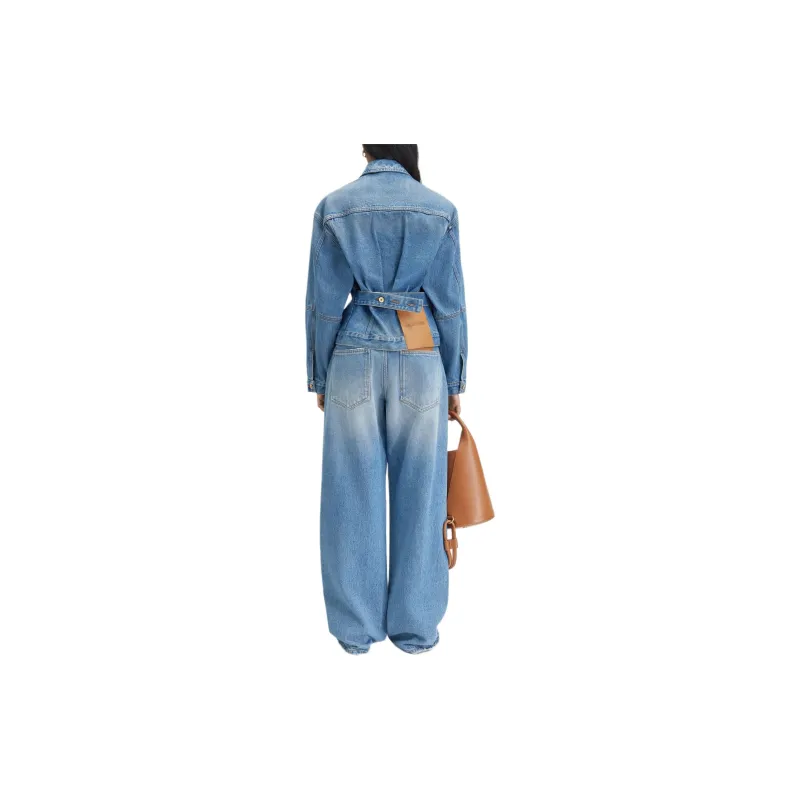 Jacquemus Month Jacket Denim Jacket Women's Blue-2