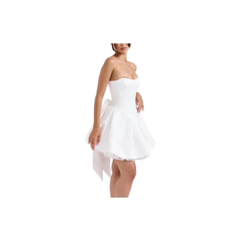 HOUSE OF CB Noele Evening Dress Women's WHITE/White-5