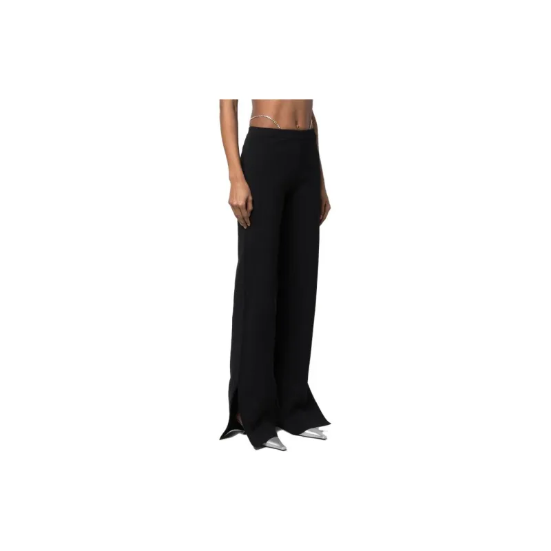 GCDS Mid Rise Flared Trousers-3