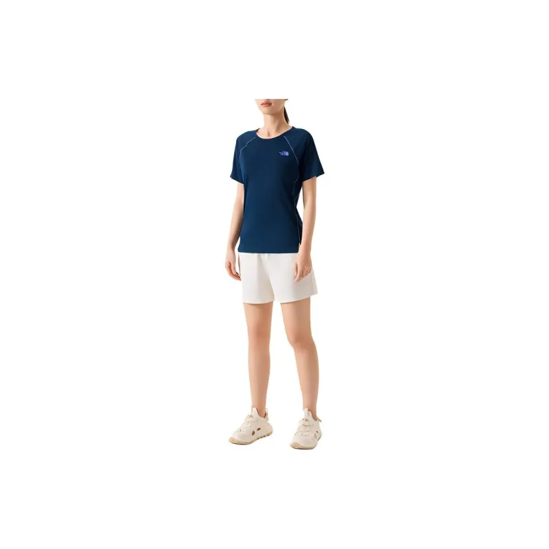 THE NORTH FACE SUN SMOOTH Raglan Sleeve T-Shirt Women's Peak Blue-2