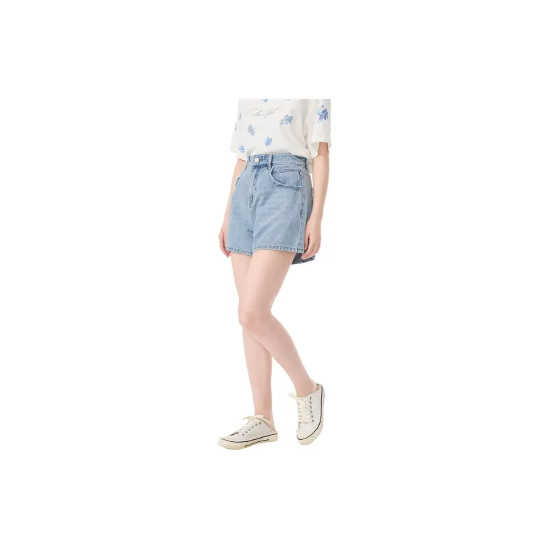 EICHITOO Denim Shorts Women's Denim Blue-2