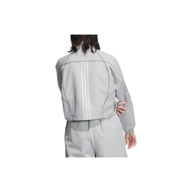 Adidas PIPING WOVEN Jackets & Coats Women's Light Gray-2