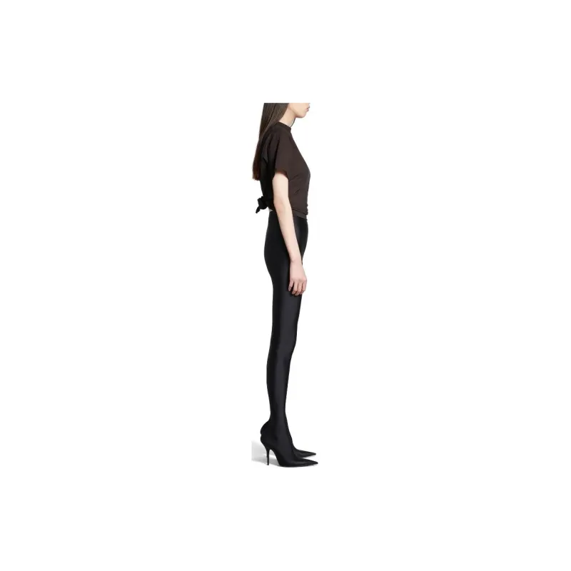 Balenciaga T Shirt, Regular Fit Women's Black-4