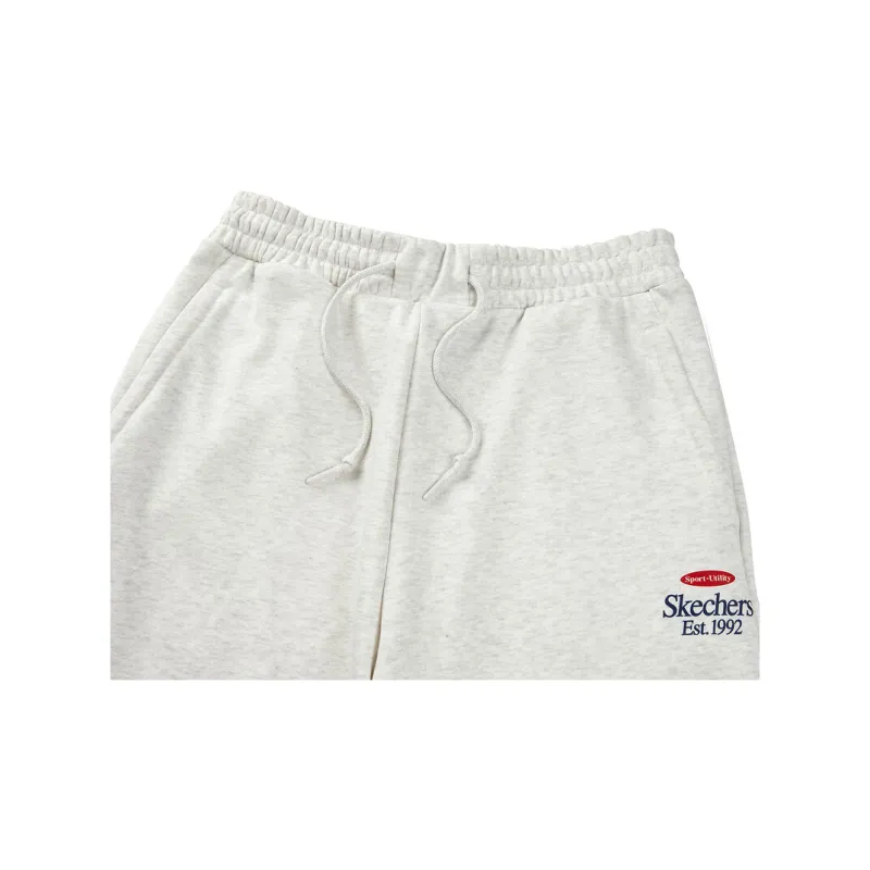 Skechers Colorful Knitted Sports Pants Unisex Light Heather Gray-2