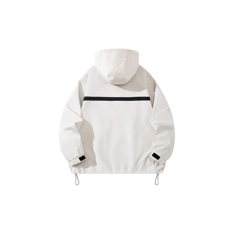 Lafetto Wear Resistant Water Resistant Windproof Windbreaker Jacket Unisex-5