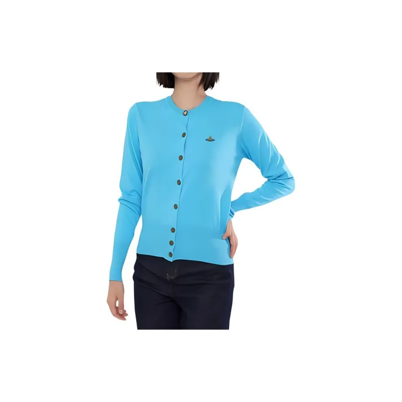 Vivienne Westwood Orb Embroidered Knitted Cardigan-3