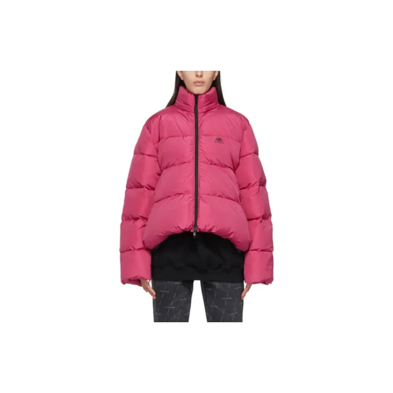 Balenciaga C Shape Down Jacket 'New Fuchsia'-2