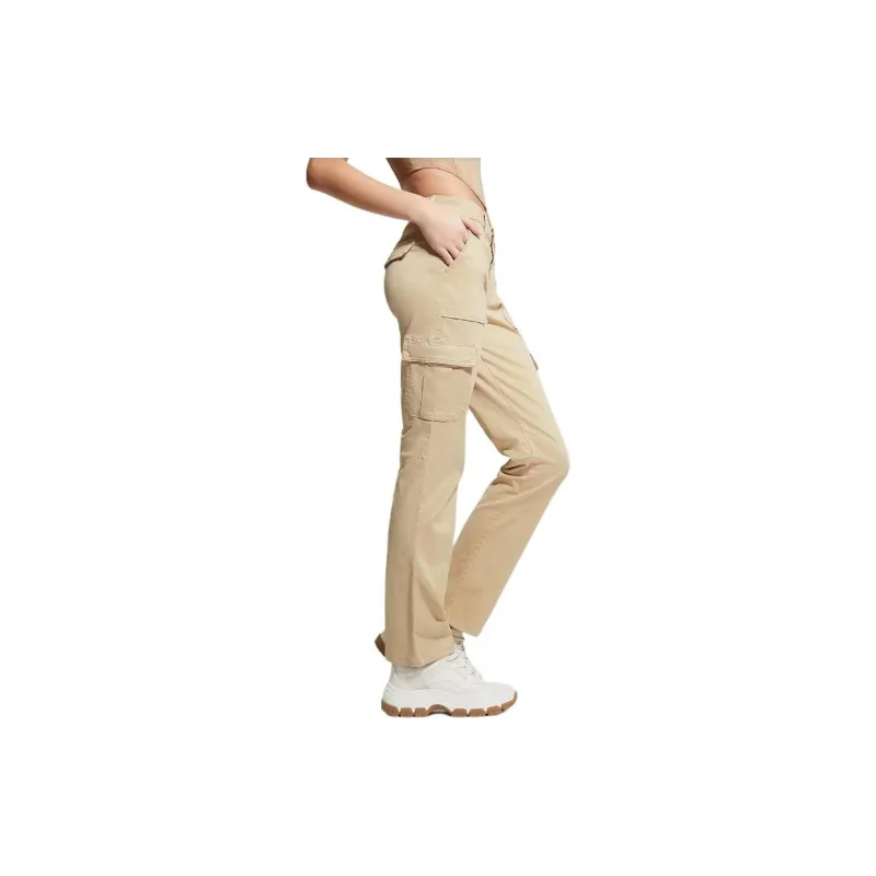 GUESS Eco Sexy Cargo Pants Jeans Women's Umber-3