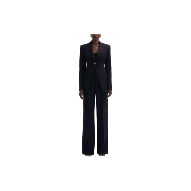 Oscar De La Renta Button-detail Virgin-wool Blazer-1