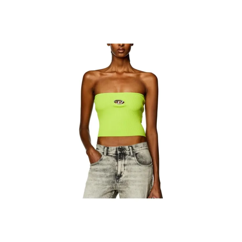 DIESEL M Clarksvillex Logo Plaque Tube Top-2