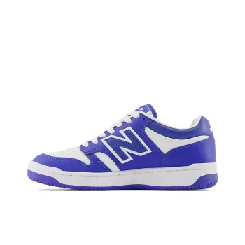 New Balance NB 480 Slip Resistant Anti Kick Low Top Children's Basketball Shoes Blue White Teenagers