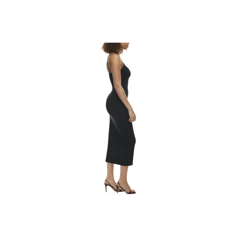 ARITZIA Contour Contour Cami Maxi Dress Slip Dresses Women's BLACK/Black-4