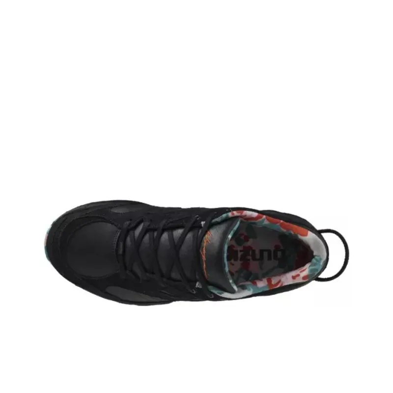 HIROSHI NAGAI x Mizuno Wave Mujin TL Wear-Resistant Low-Top Casual Shoes Men's Black Red-3