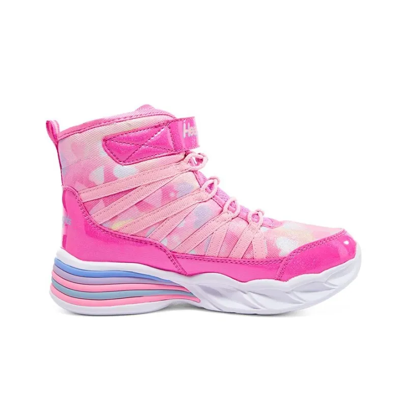 Skechers Sweetheart Lights Breathable Kids Lifestyle Shoes Pink Teenagers-1