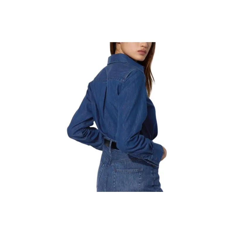UNIQLO Shirts Women's Sea Blue-2
