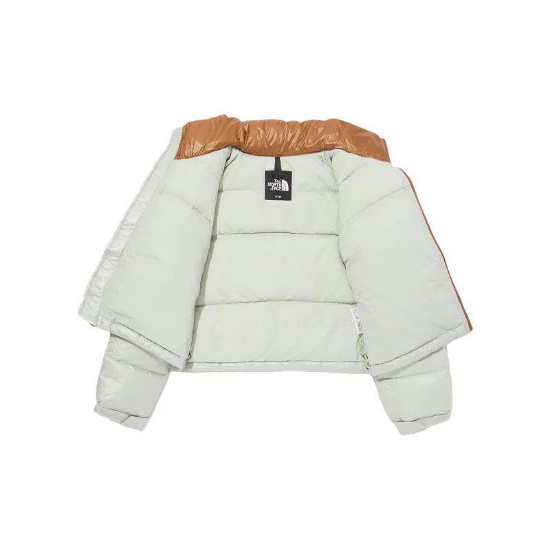 THE NORTH FACE Women's Nuptse Short Jacket Mint-2
