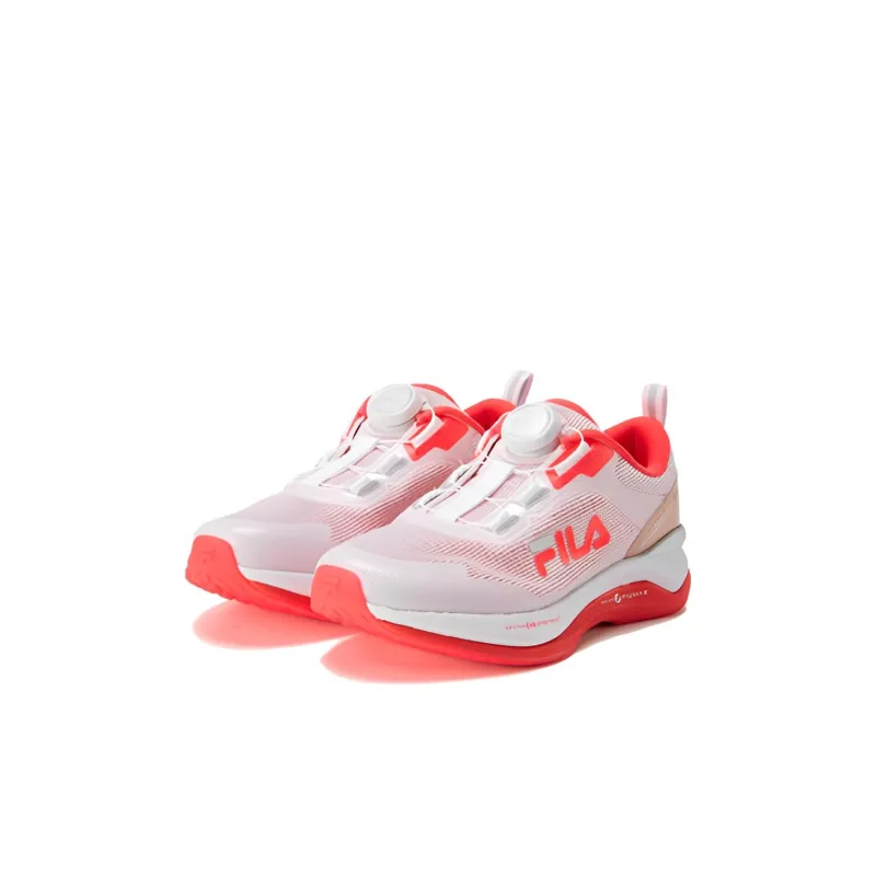 FILA KIDS Anti Slip Wear Resistant Low Top Running Shoes Pink Orange Kids'-2