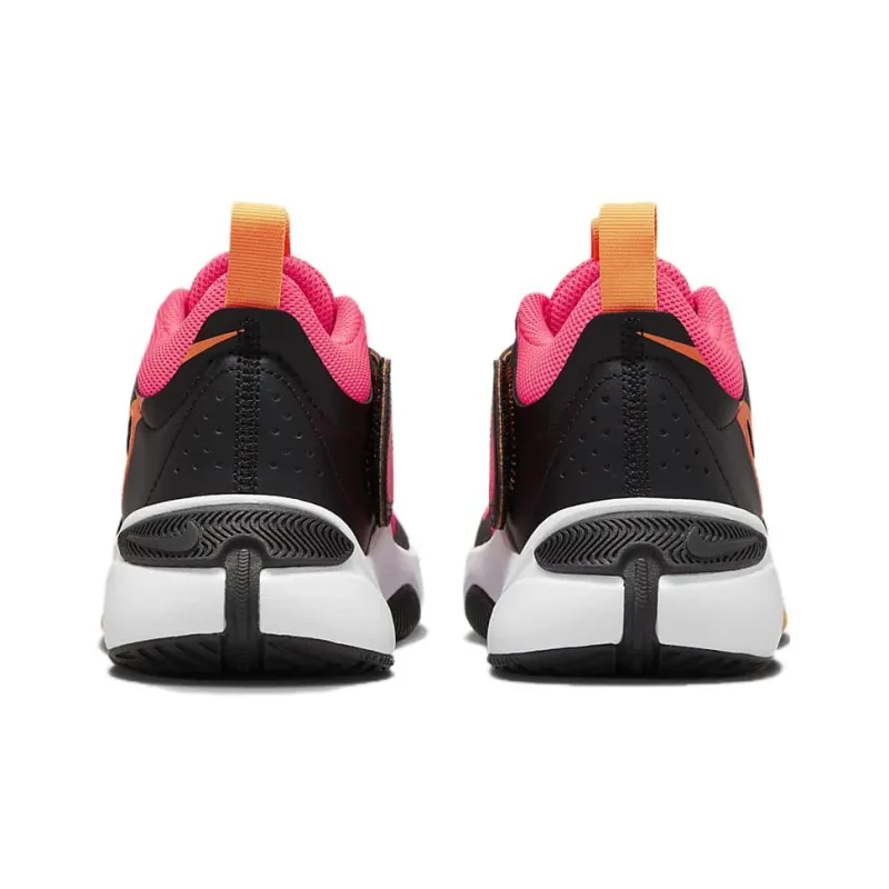 Nike Team Hustle D11 GS 'Black Hot Punch'-4