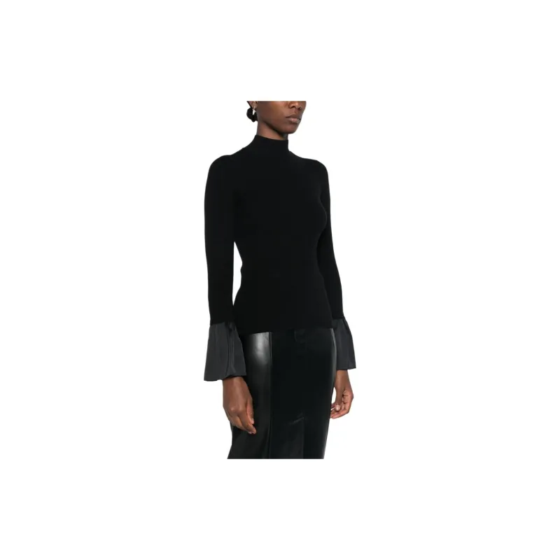Twinset High-Neck Flared Cuffs Sweater-3