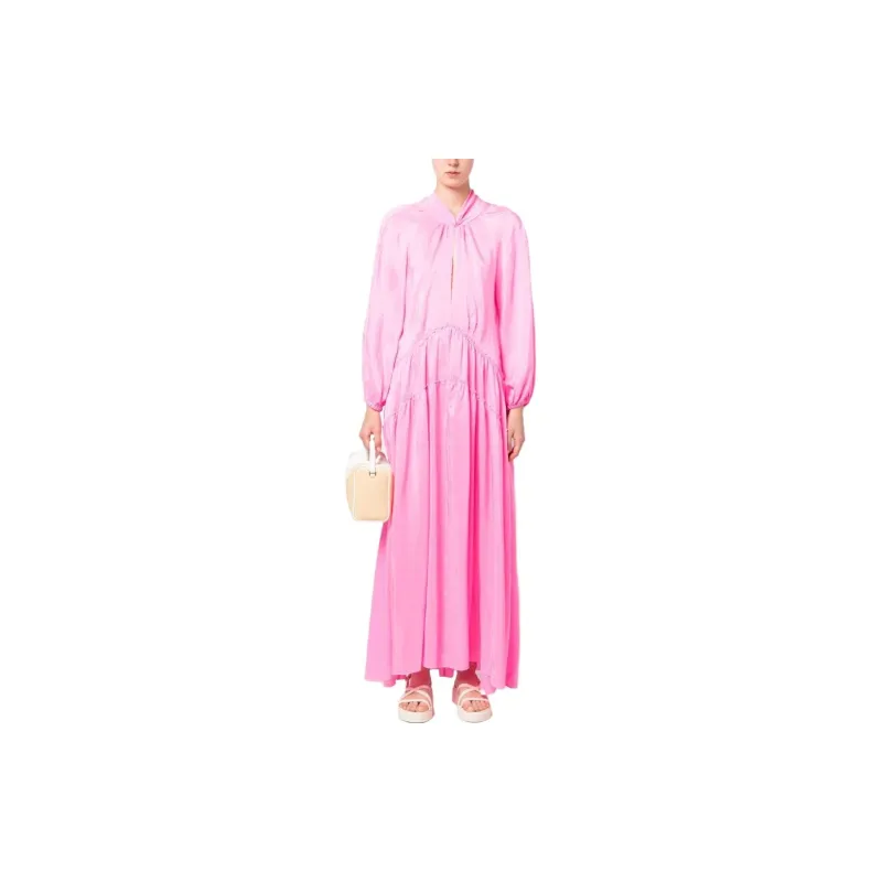 Forte Forte Long-Sleeved Dresses Women's Pink-1