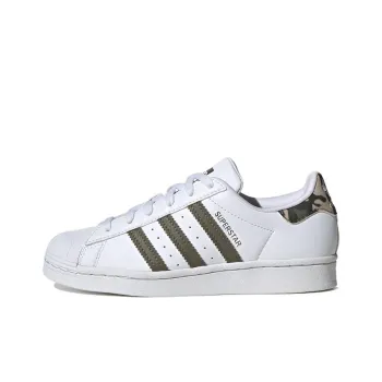 Adidas Superstar Cloud White Olive Strata GS