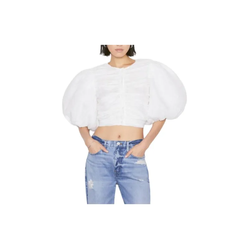 FRAME T-Shirts Women's White-1