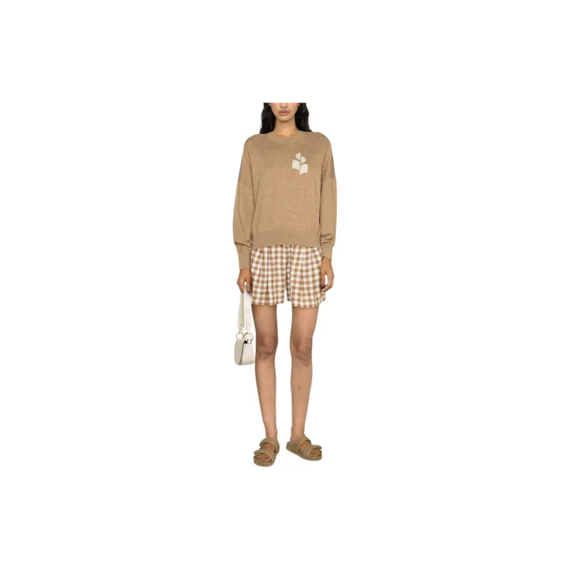 ISABEL MARANT ETOILE Marisans Logo Intarsia Knitted Jumper-2