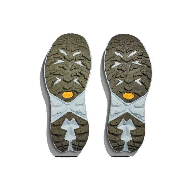 HOKA ONE ONE Anacapa 2 Anti-Slip Wear-Resistant Mid-Top Trekking Shoes Women's Blue-4