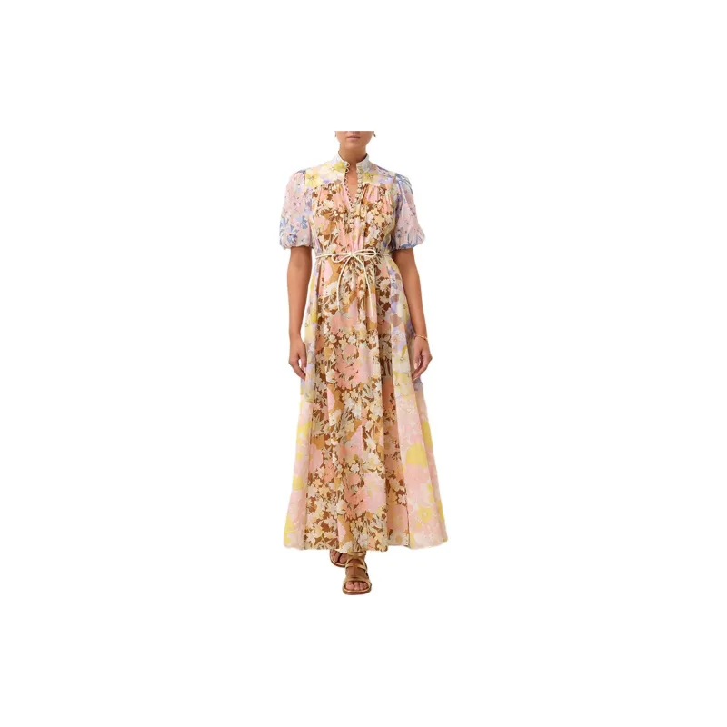 Zimmermann Pop Puff Sleeved Maxi Dress-1